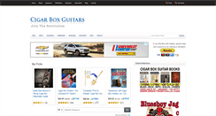 Desktop Screenshot of cigarboxguitars.com