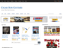 Tablet Screenshot of cigarboxguitars.com